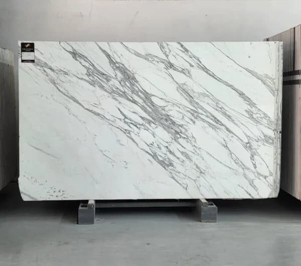 Statuario White Marble natural stone surface